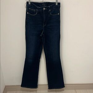 Good American Blue Flare Wide Leg Jeans